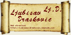 Ljubisav Drašković vizit kartica